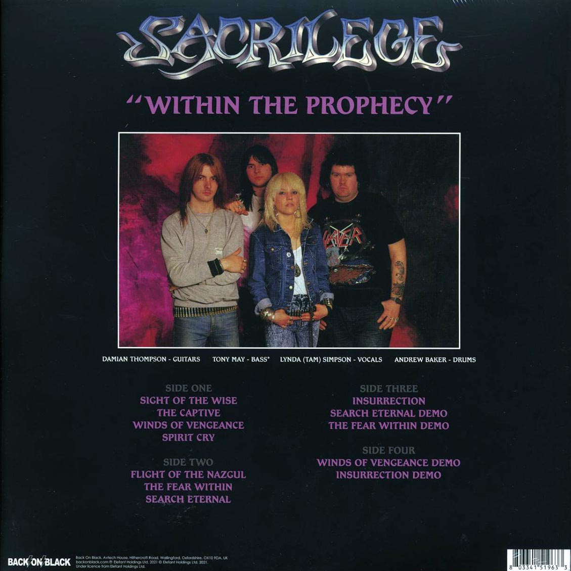 Sacrilege - Within The Prophecy