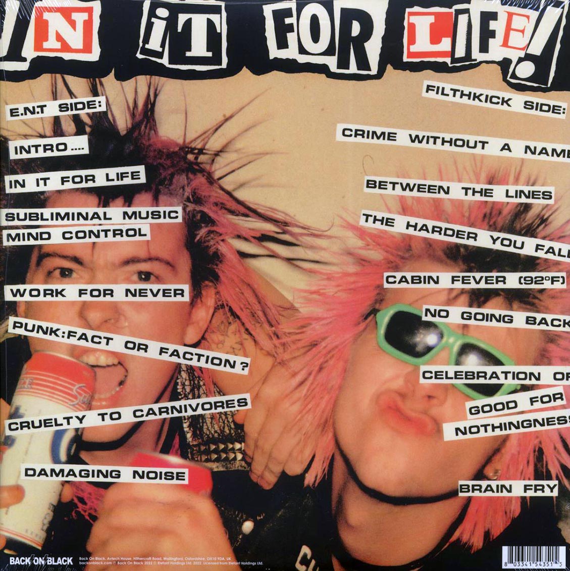 Extreme Noise Terror, Filthkick - In It For Life