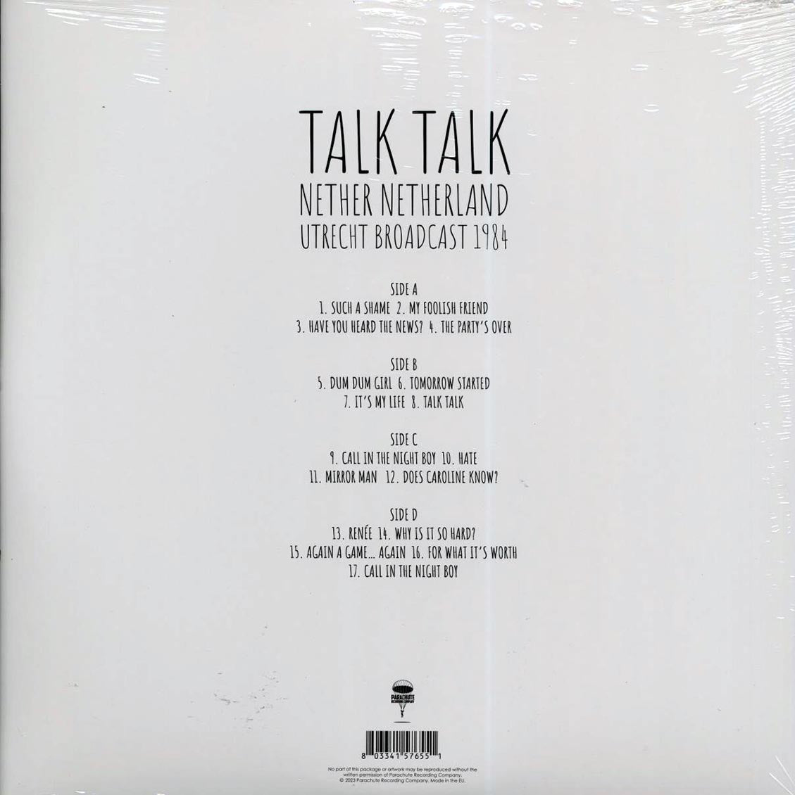 Talk Talk - Nether Netherland: Utrecht Broadcast 1984