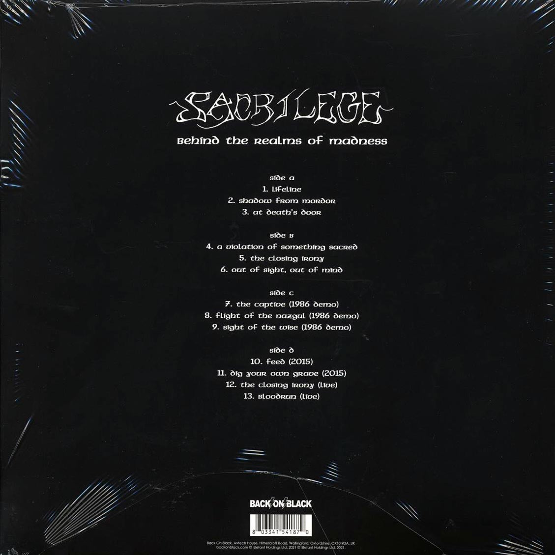 Sacrilege - Behind The Realms Of Madness