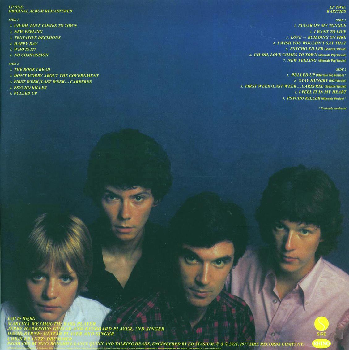 Talking Heads - Talking Heads: 77