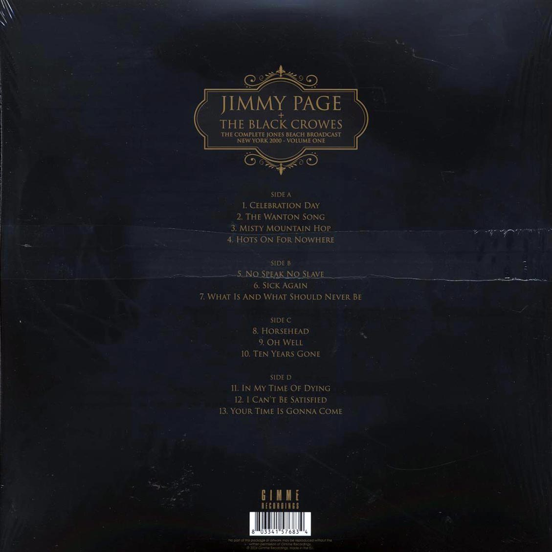 Jimmy Page, The Black Crowes - New York 2000 Volume 1: The Complete Jones Beach Broadcast