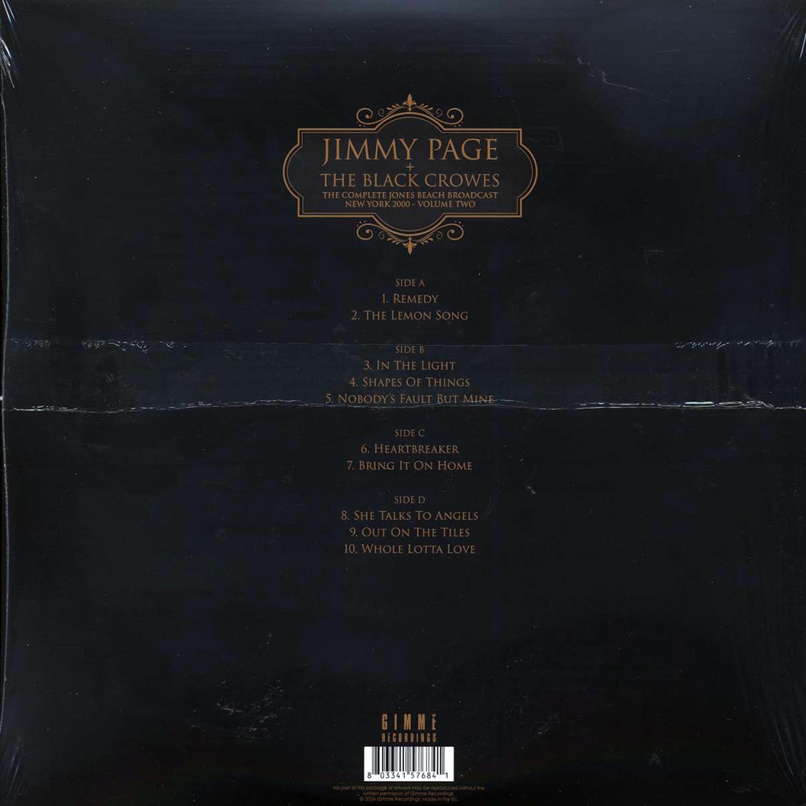 Jimmy Page, The Black Crowes - New York 2000 Volume 2: The Complete Jones Beach Broadcast