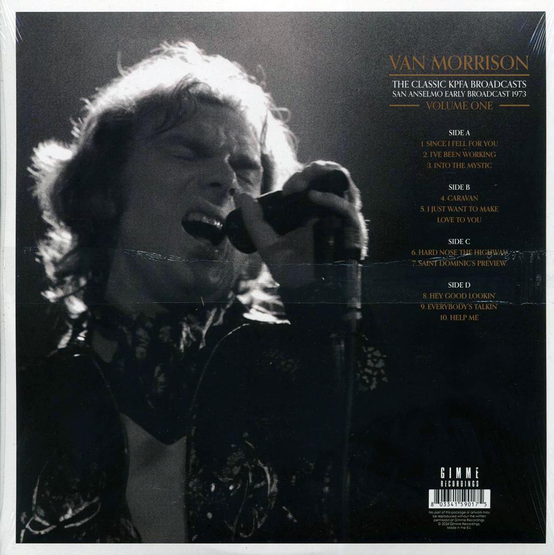 Van Morrison - The Classic KPFA Broadcasts Volume 1: San Anselmo Early Broadcast 1973