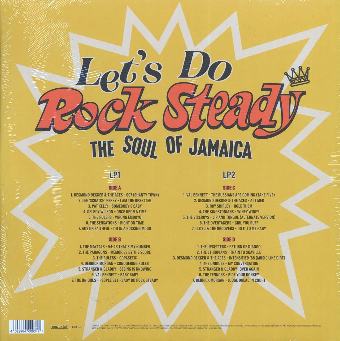 Lee Perry, Desmond Dekker, Toots & The Maytals, The Tennors, The Ethiopians, Etc. - Let's Do Rock Steady: The Soul Of Jamaica