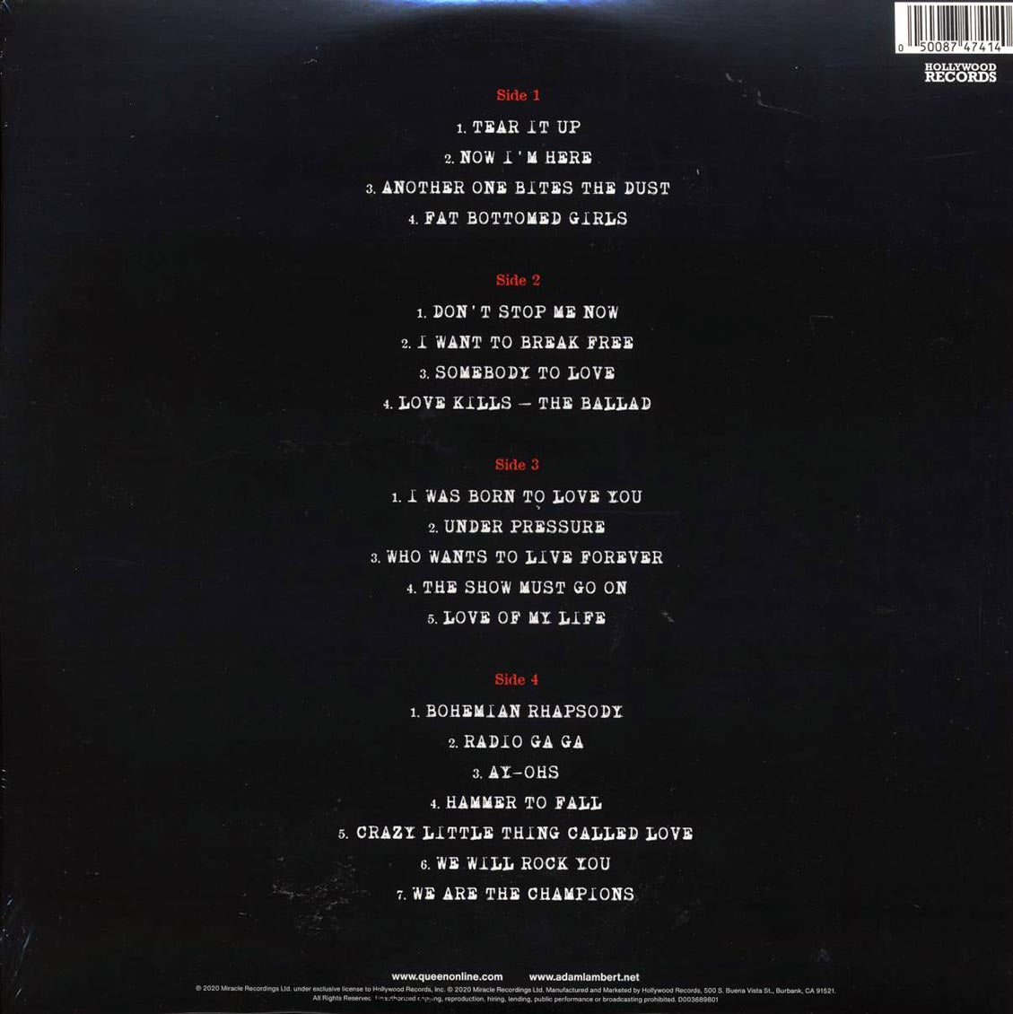 Queen, Adam Lambert - Live Around The World