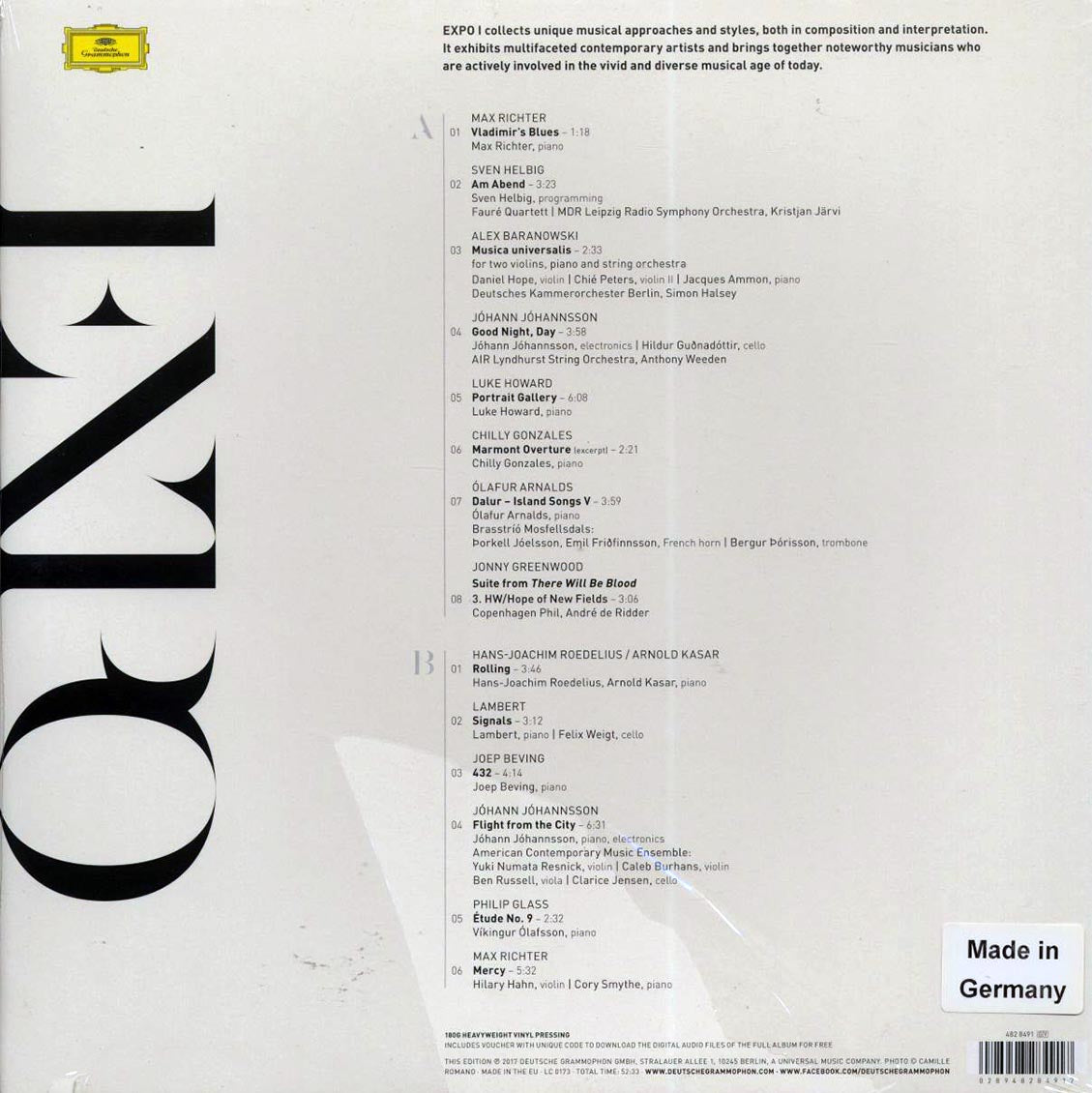 Max Richter, Sven Helbig, Luke Howard, Etc. - Expo 1
