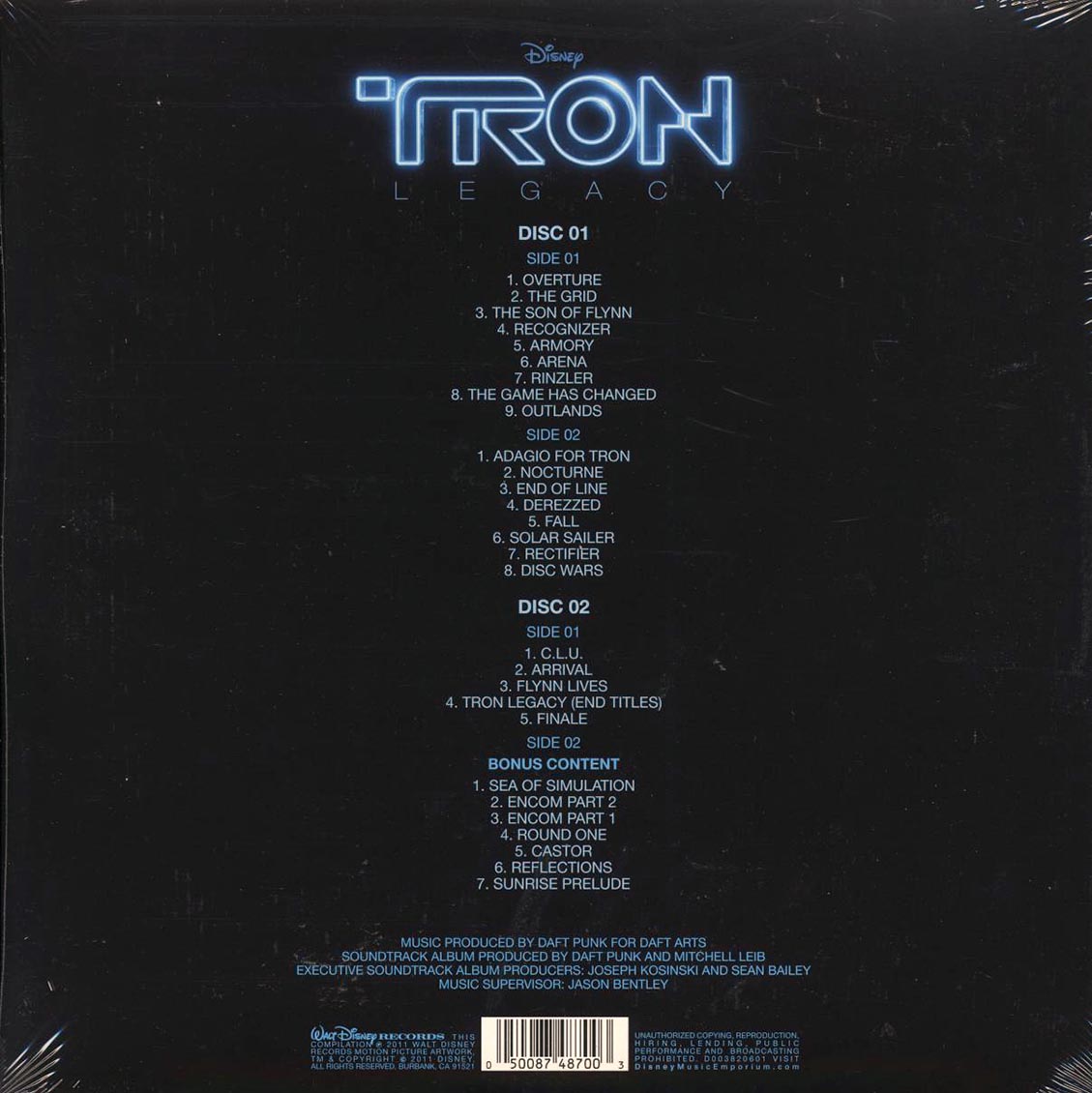 Daft Punk - Tron Legacy: Original Motion Picture Soundtrack