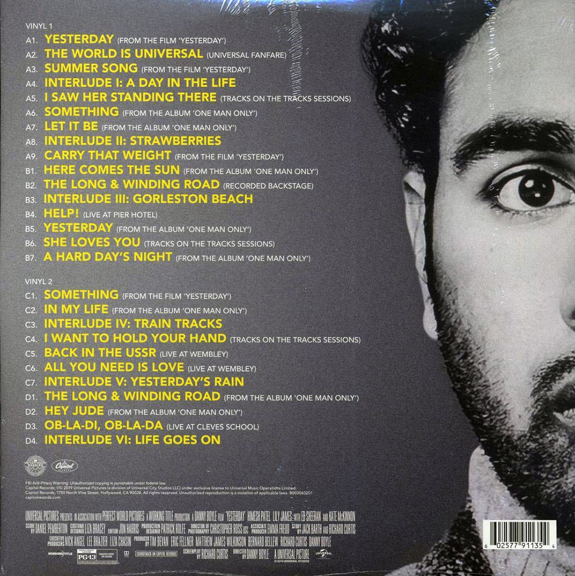 Hamish Patel, Daniel Pemburton - Yesterday: Original Motion Picture Soundtrack