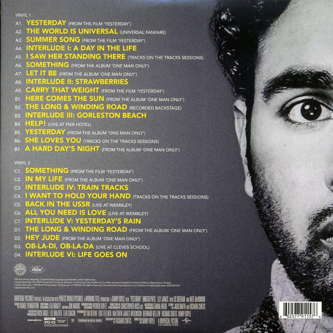 Hamish Patel, Daniel Pemburton - Yesterday: Original Motion Picture Soundtrack