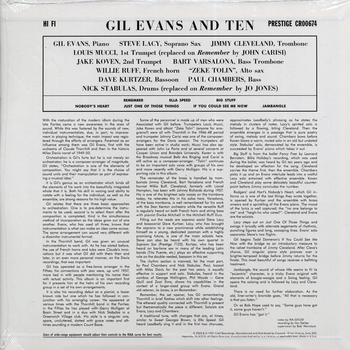 Gil Evans - Gil Evans & Ten