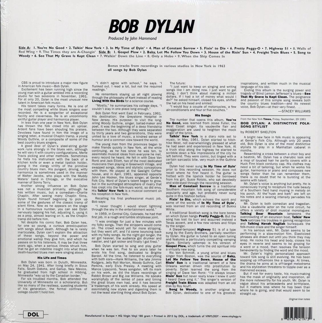 Bob Dylan - Bob Dylan