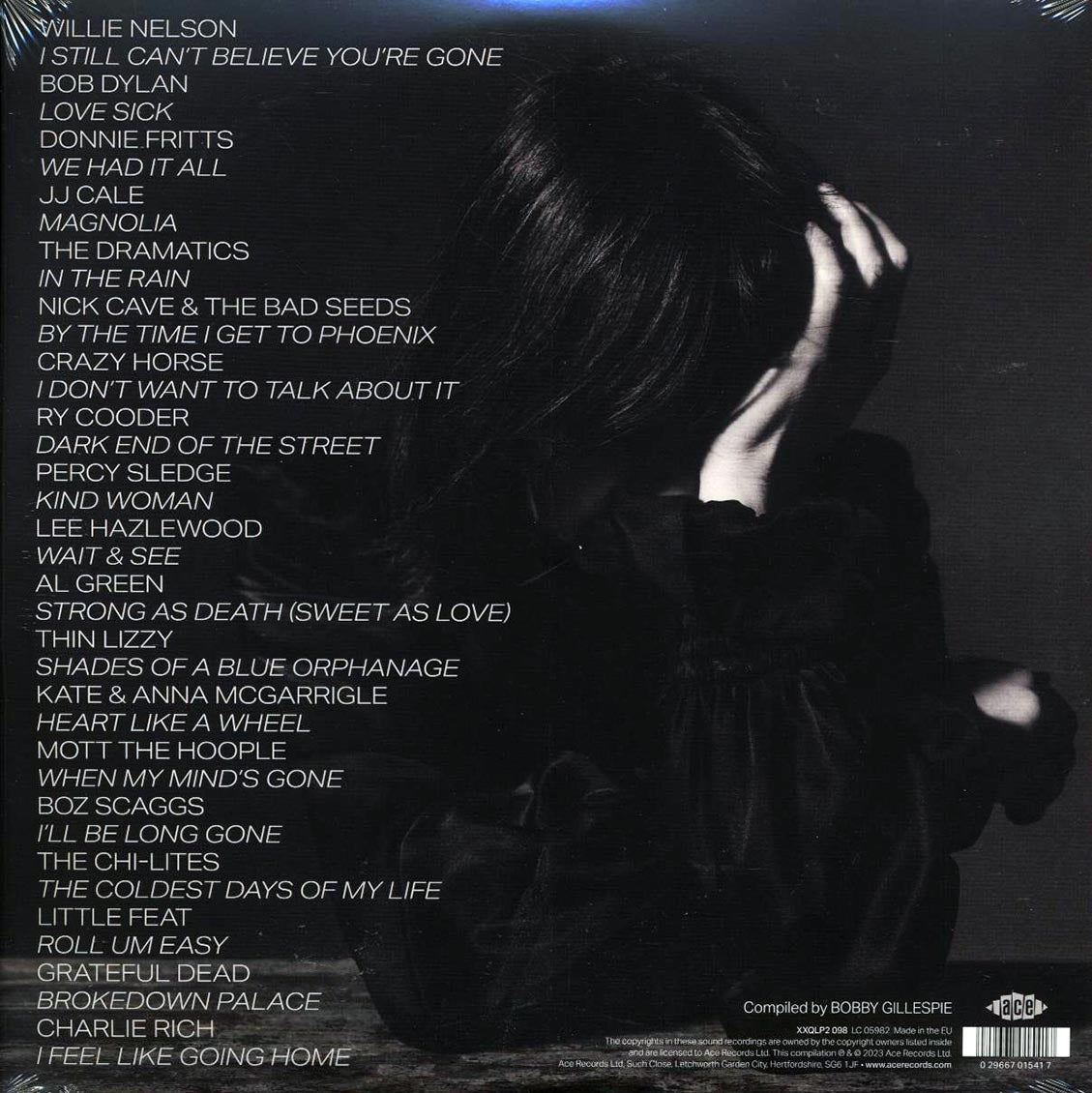 Ry Cooder, JJ Cale, Thin Lizzy, Little Feat, Bob Dylan, Willie Neslon, Lee Hazlewood, Etc. - Bobby Gillespie Presents: I Still Can't Believe You're Gone