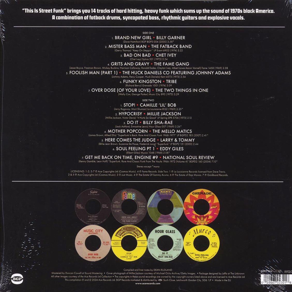 Billy Garner, The Fatback Band, Millie Jackson, Tribe, Etc. - This Is Street Funk 1968-1974