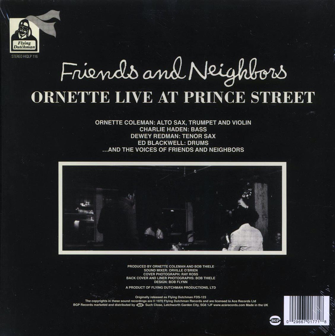 Ornette Coleman - Friends And Neighborsl Ornette Live At Prince Street