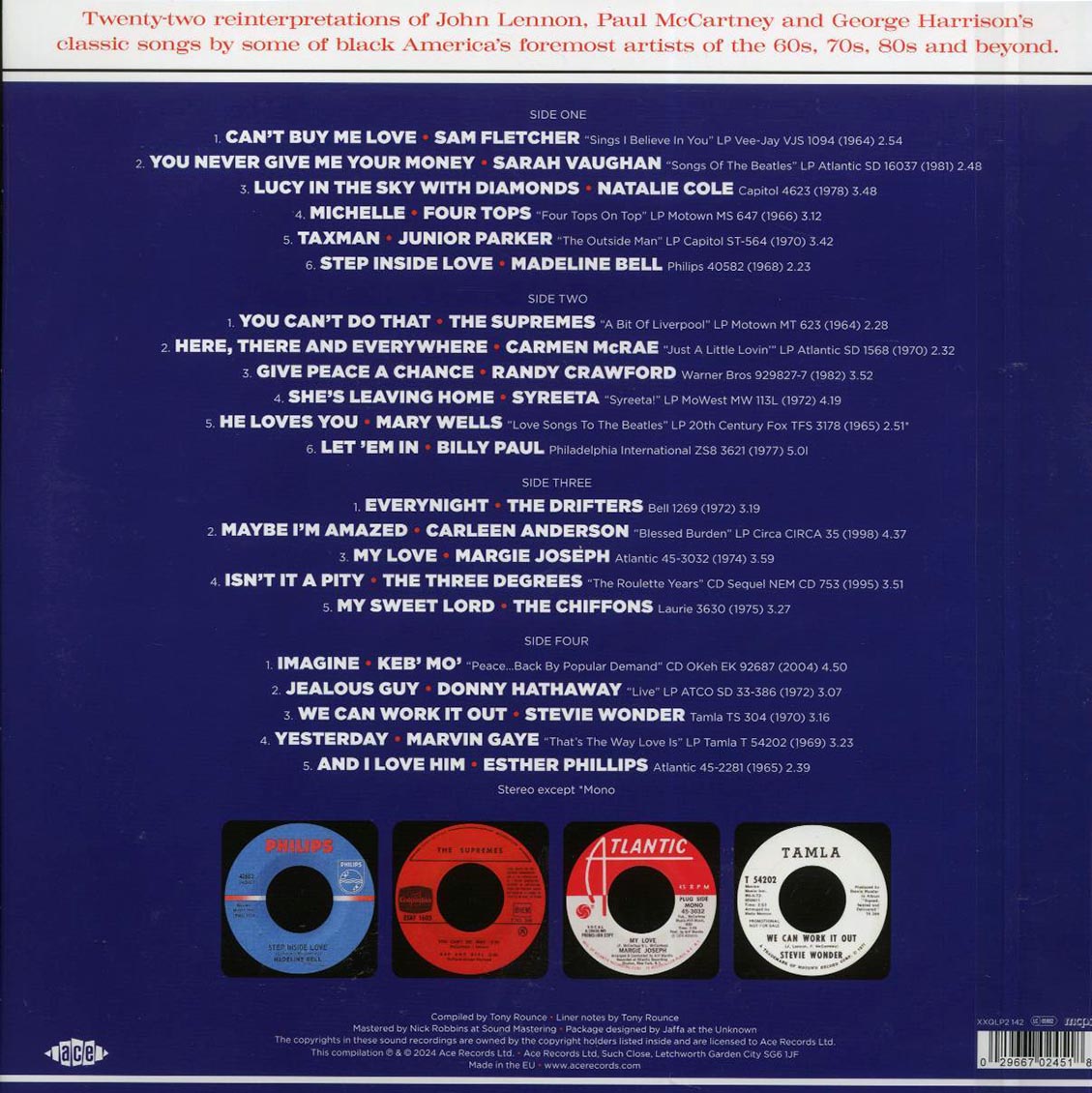 Sarah Vaughan, Natalie Cole, Mary Wells, Billy Paul, Etc. - Here, There And Everywhere: Black America Sings John Lennon, Paul McCartney And George Harrison