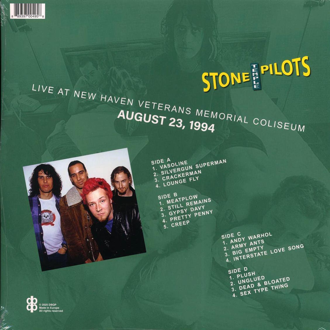 Stone Temple Pilots - Live At New Haven Veterans Memorial Coliseum, August 23, 1994