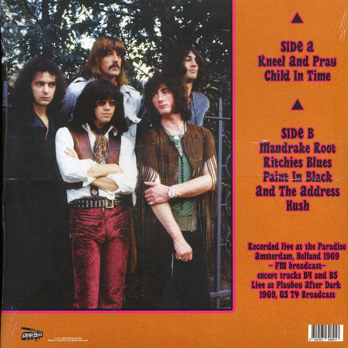 Deep Purple - Amsterdamned: Live At The Paradiso, Amsterdam 1969