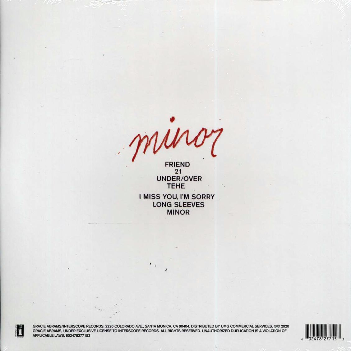 Gracie Abrams - Minor