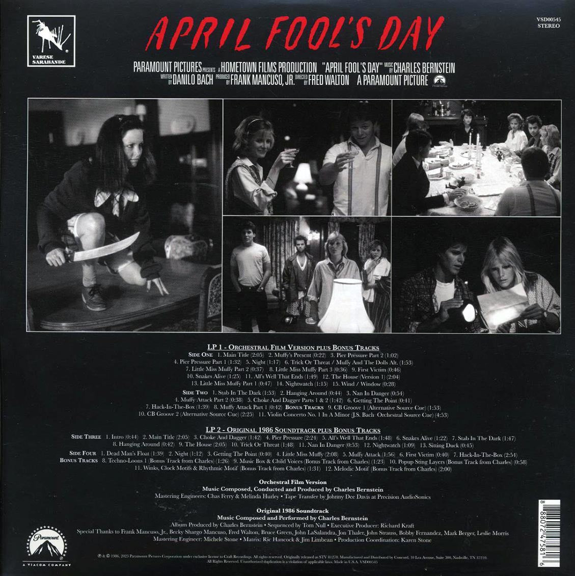 Charles Bernstein - April Fool's Day: Original Motion Picture Soundtrack