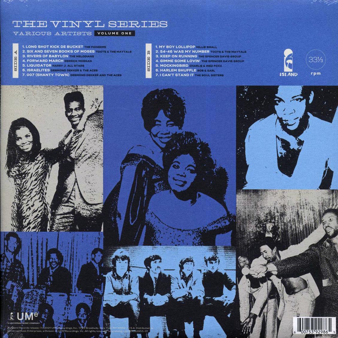 Toots & The Maytals, Desmond Dekker, The Melodians, The Pioneers, Etc. - The Vinyl Series Volume 1