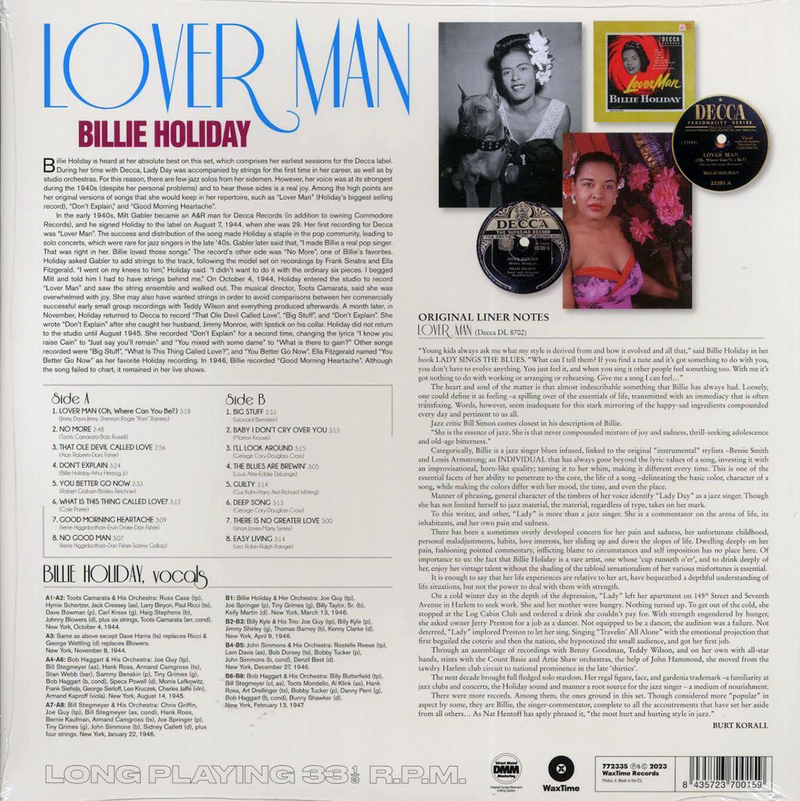 Billie Holiday - Lover Man