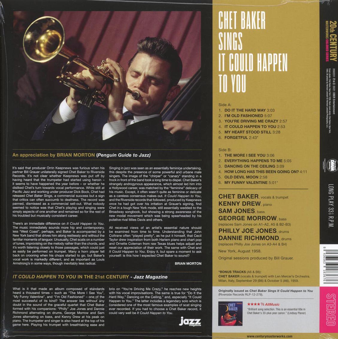 Chet Baker - Sings It Could Happen To You