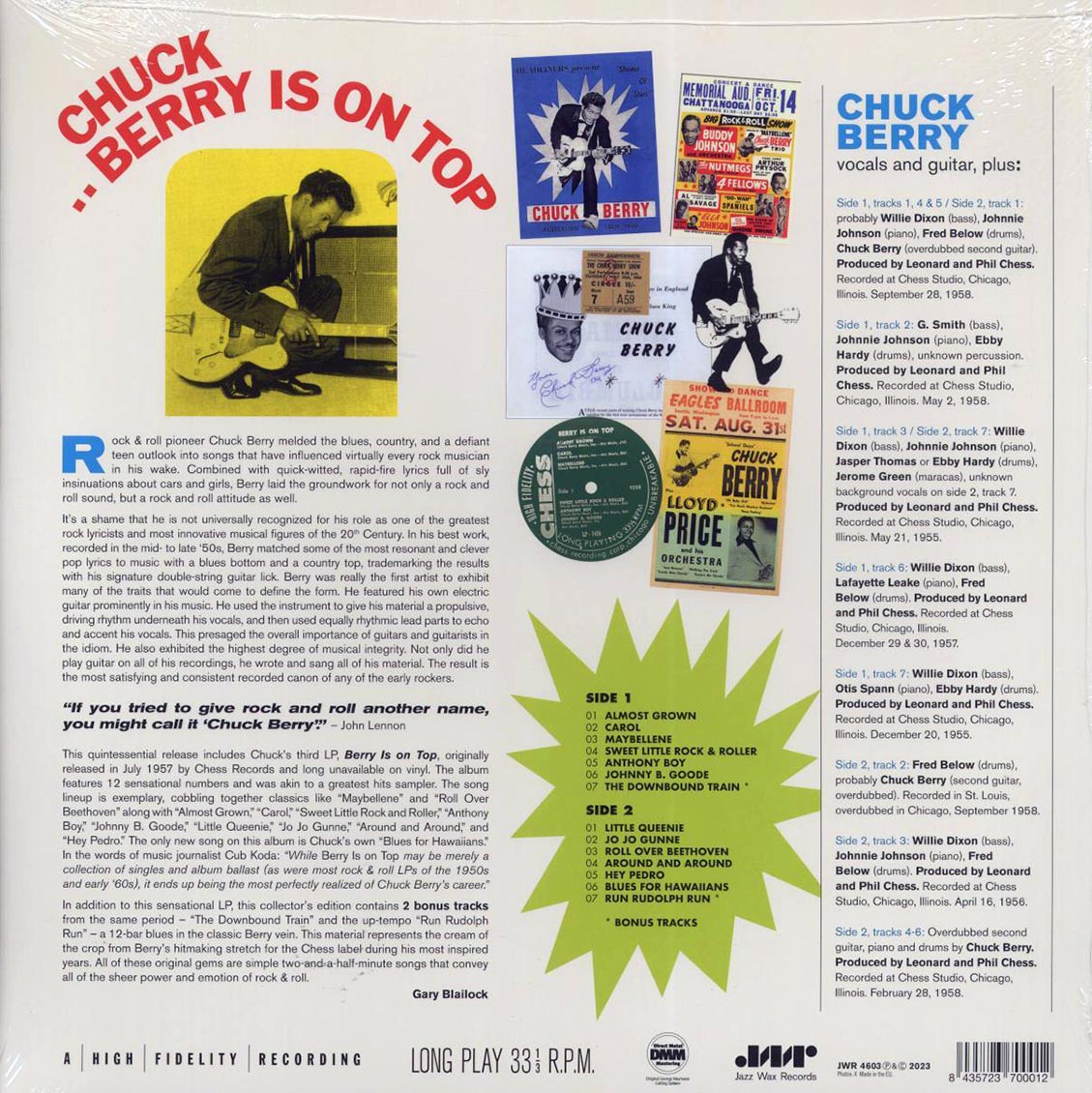 Chuck Berry - Berry Is On Top