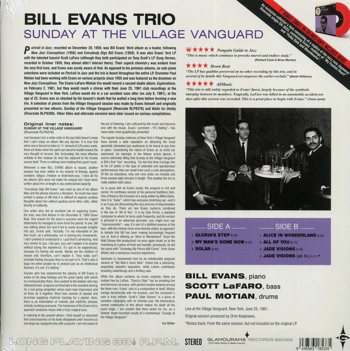 Bill Evans Trio - Sunday At The Village Vanguard