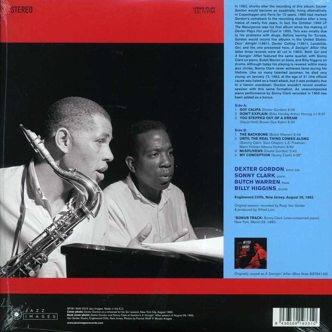 Dexter Gordon - A Swingin' Affair