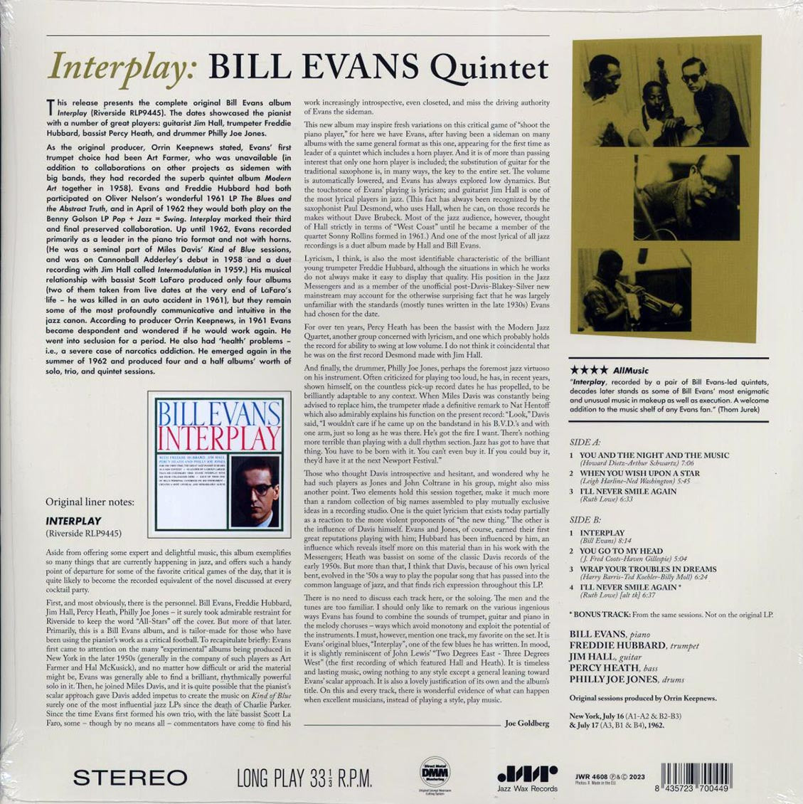 Bill Evans Quintet - Interplay