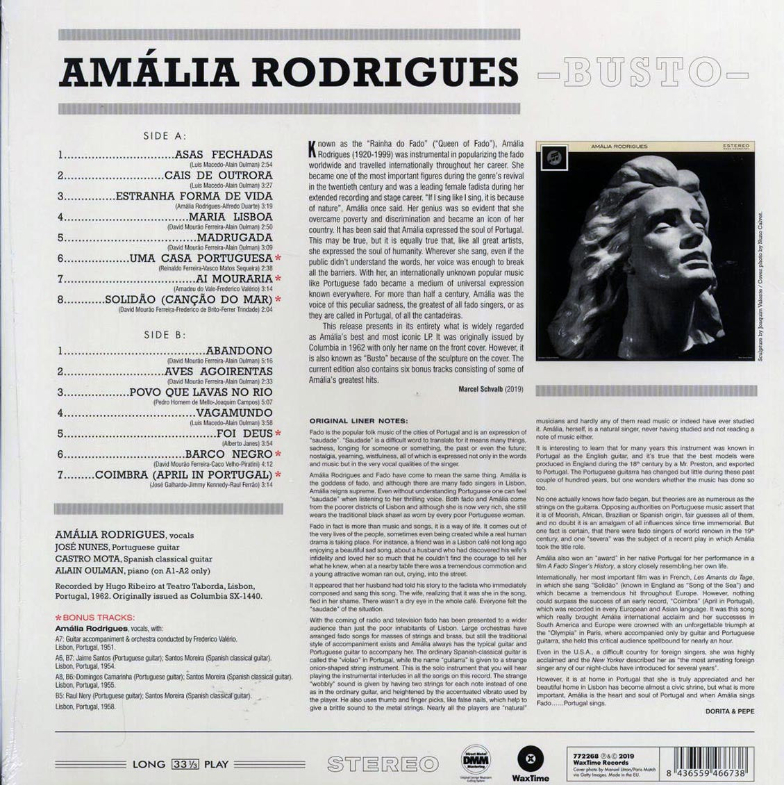 Amalia Rodrigues - Busto
