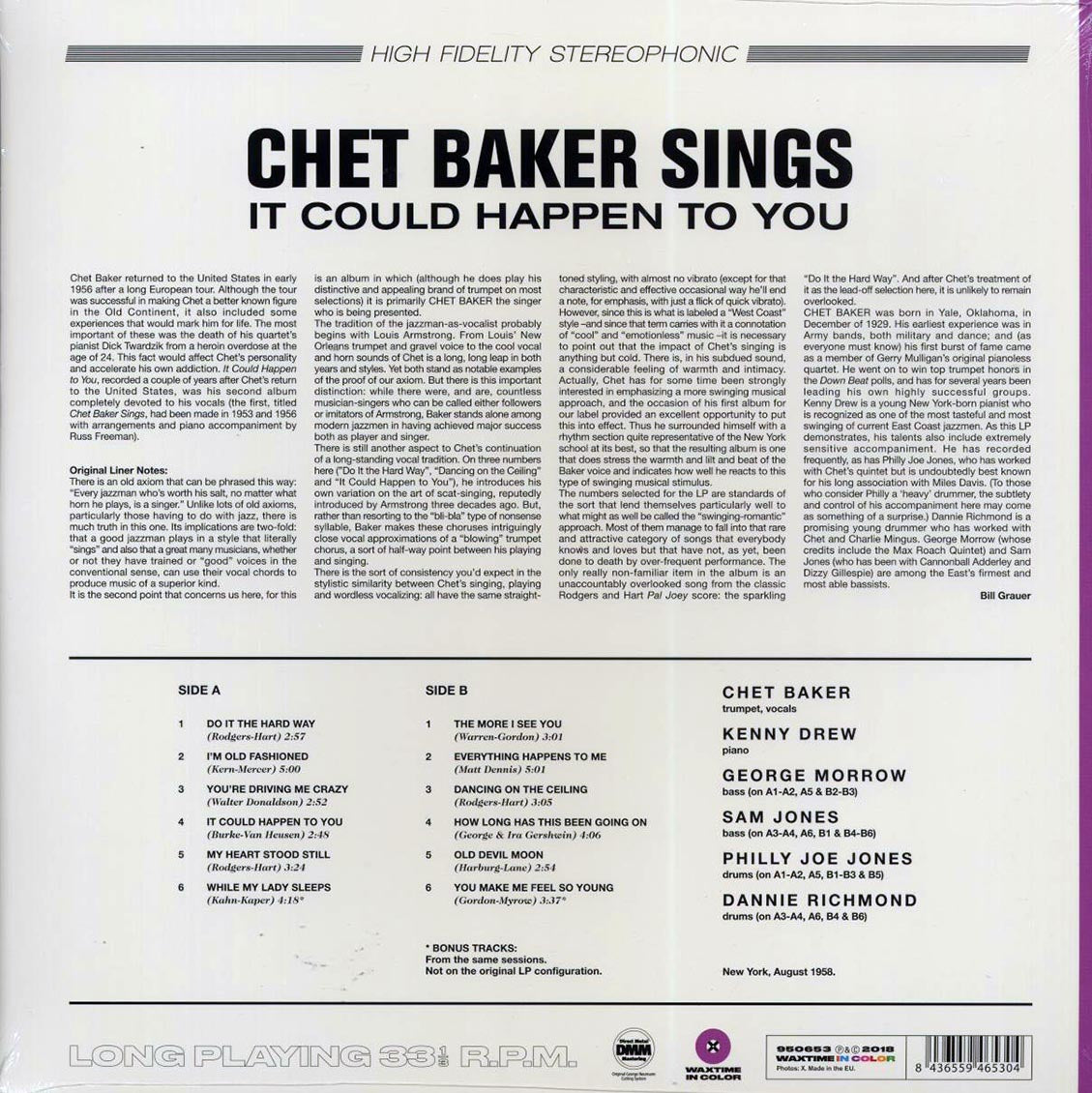 Chet Baker - Sings: It Could Happen To You