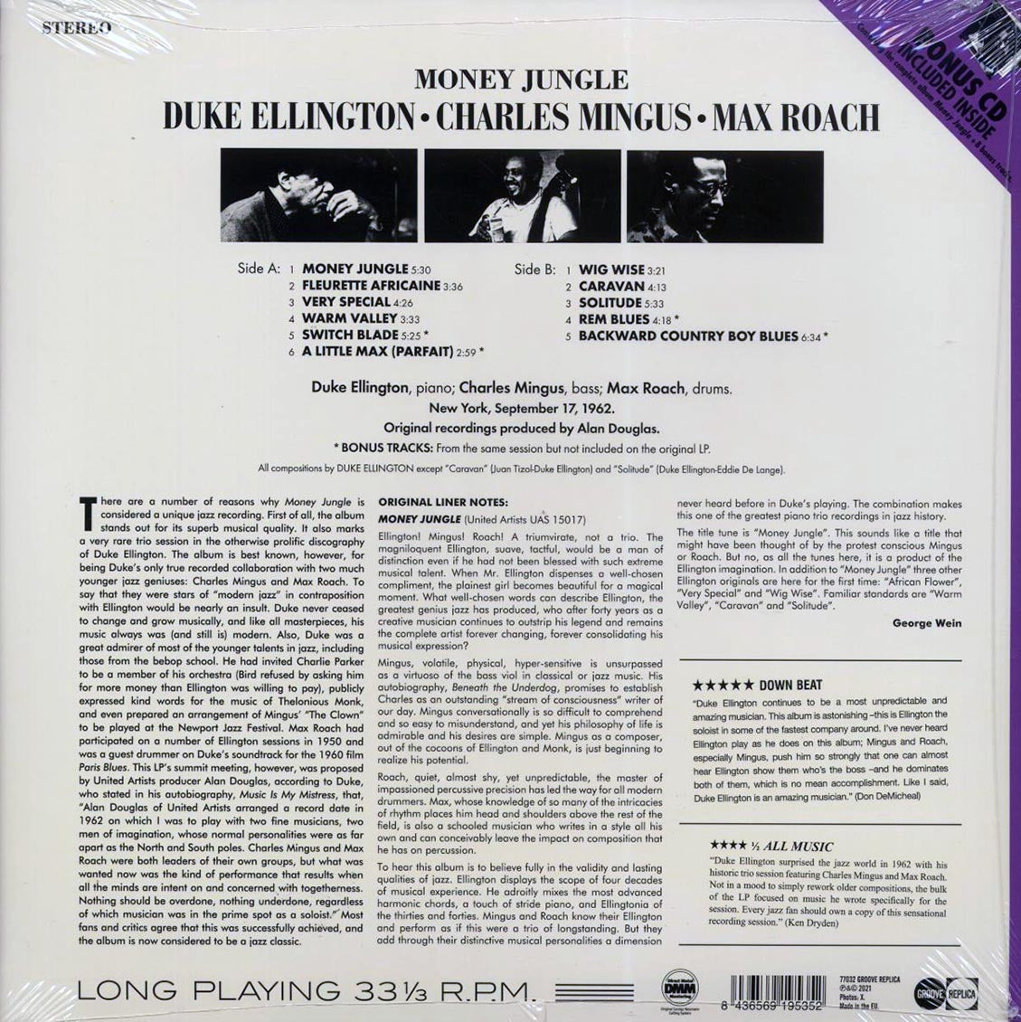 Duke Ellington, Charlie Mingus, Max Roach - Money Jungle