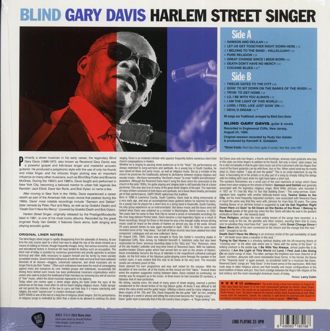 Blind Gary Davis - Harlem Street Singer