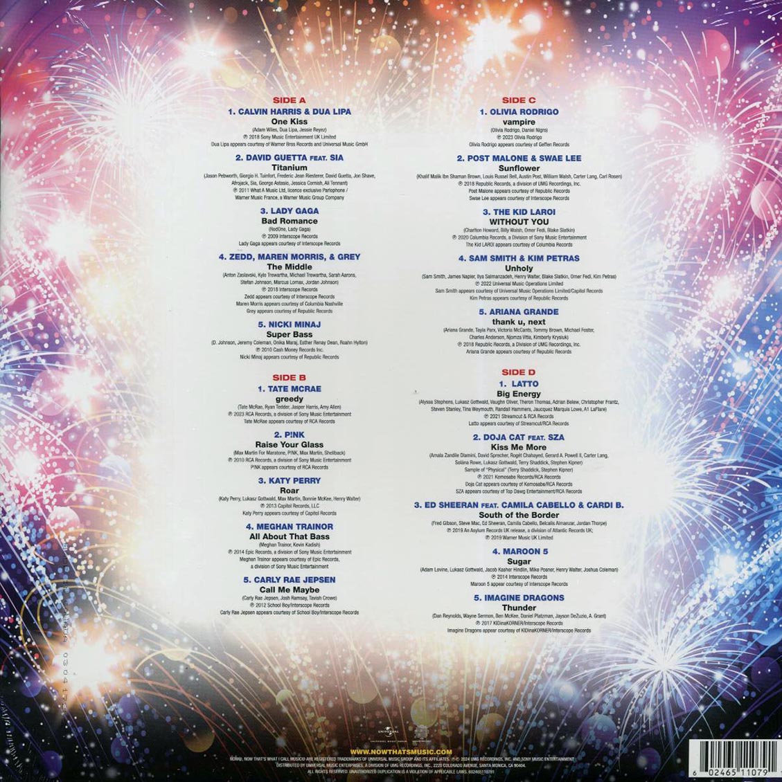 Dua Lupa, Nicki Minaj, Katy Perry, Olivia Rodrigo, Imagine Dragons, Etc. - Now That’s What I Call Music! 25th Anniversary Volume 2