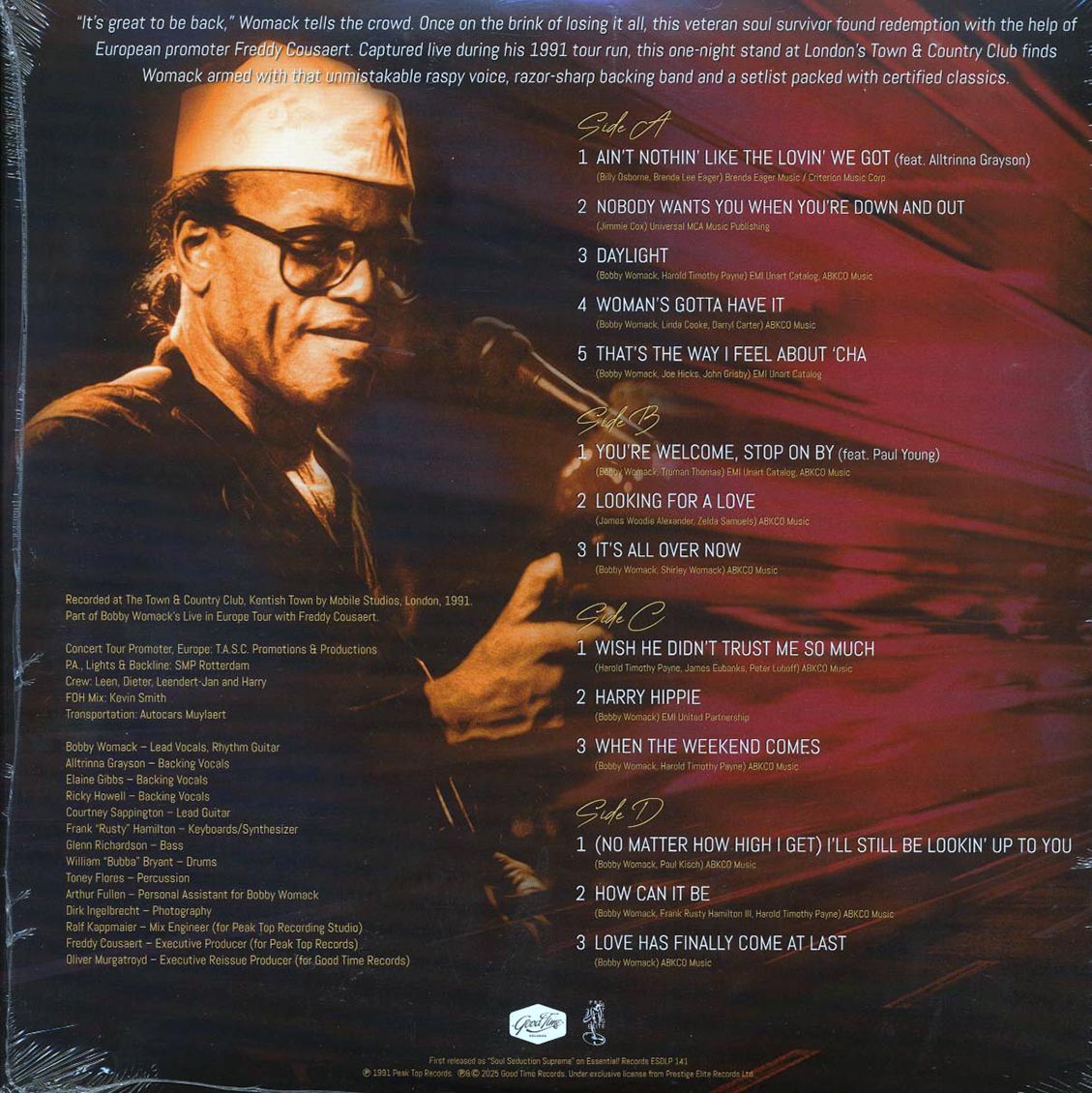 Bobby Womack - Live In London