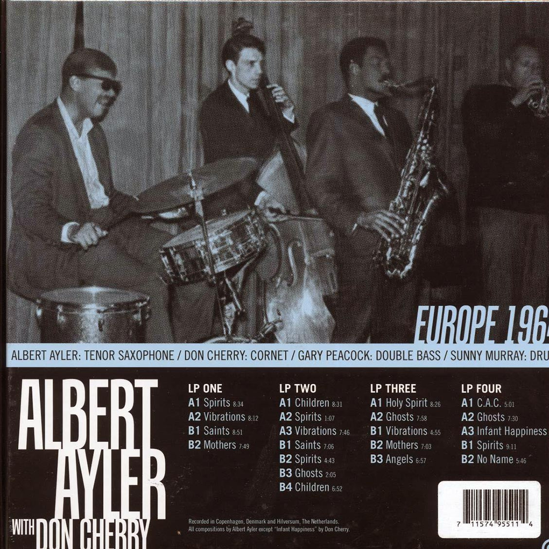 Albert Ayler, Don Cherry - Europe 1964