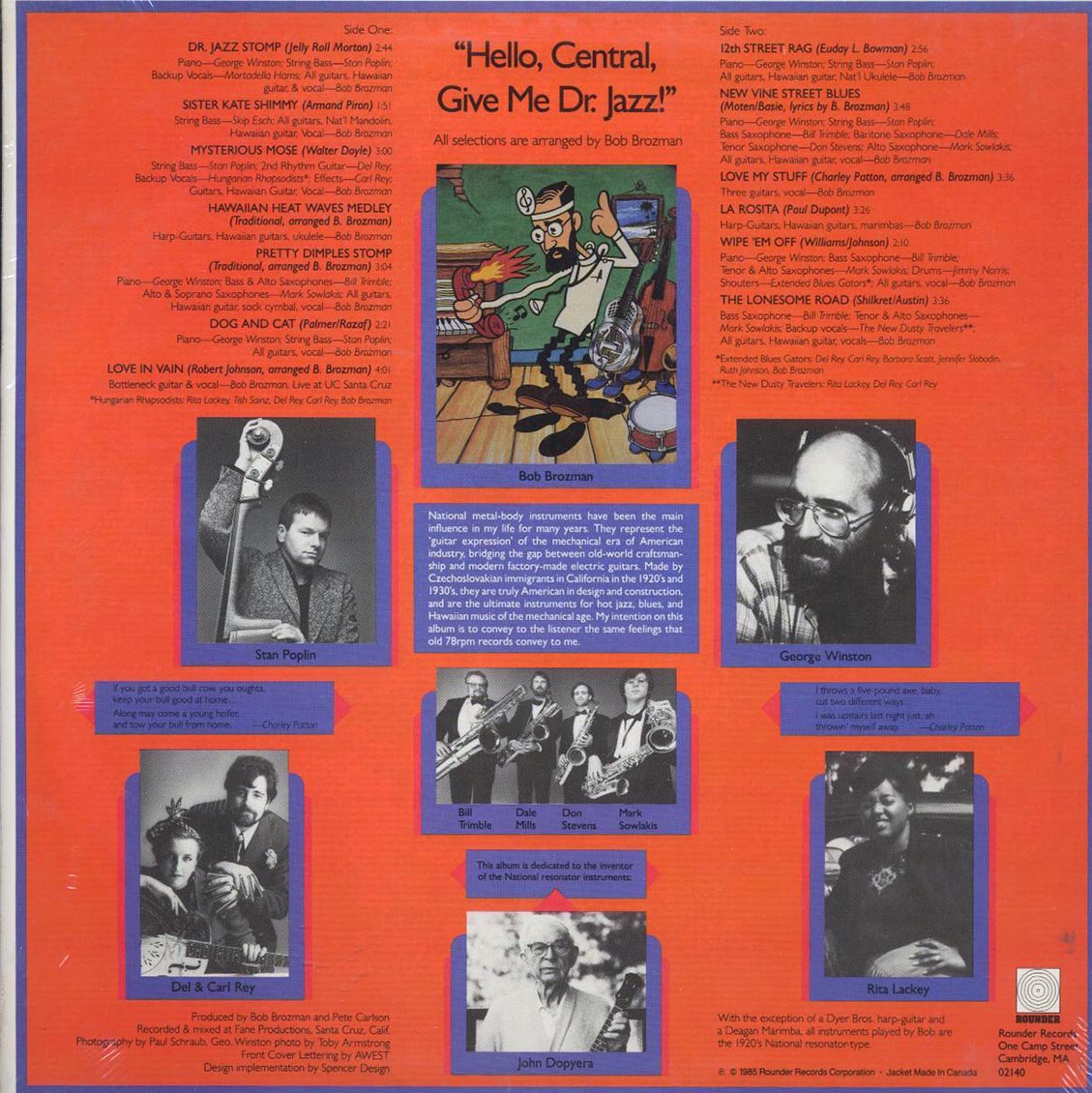 Bob Brozman - Hello Central Give Me Dr. Jazz