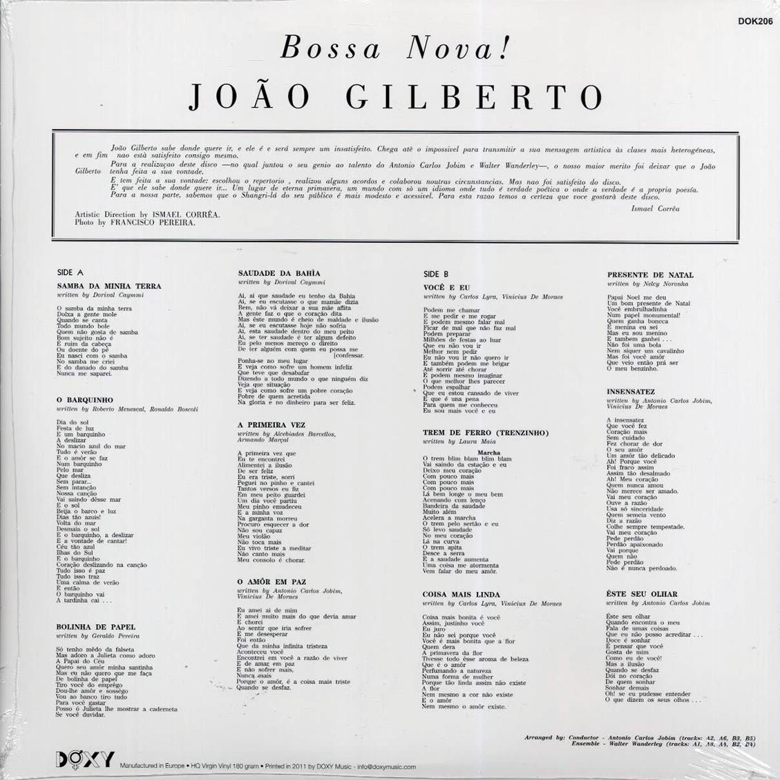 Joao Gilberto - Bossa Nova!