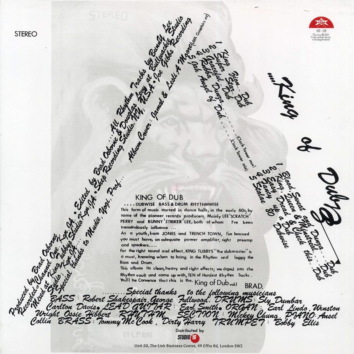 Sly & Robbie, King Tubby - King Of Dub