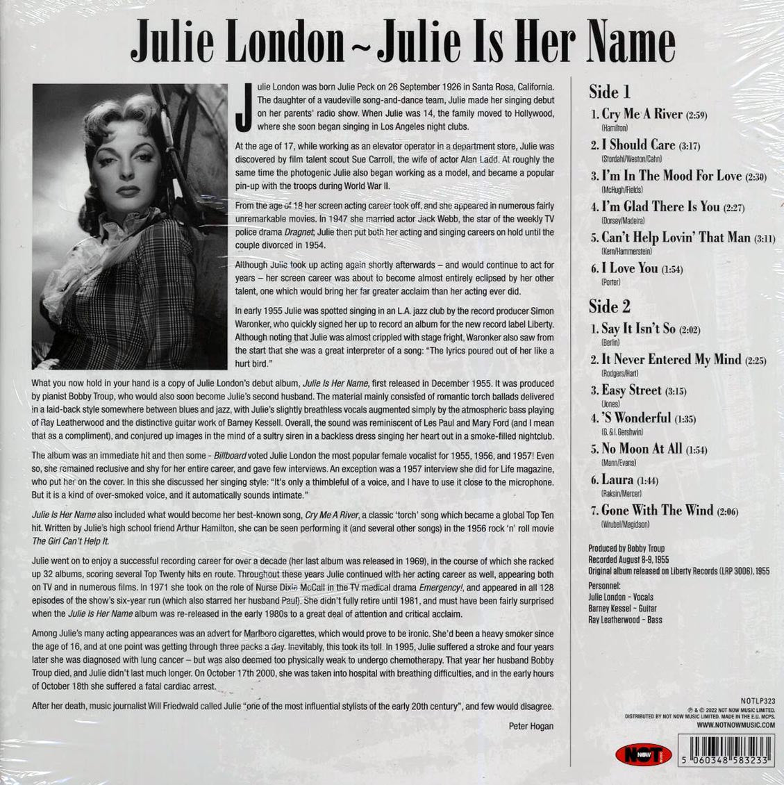 Julie London - Julie Is Her Name