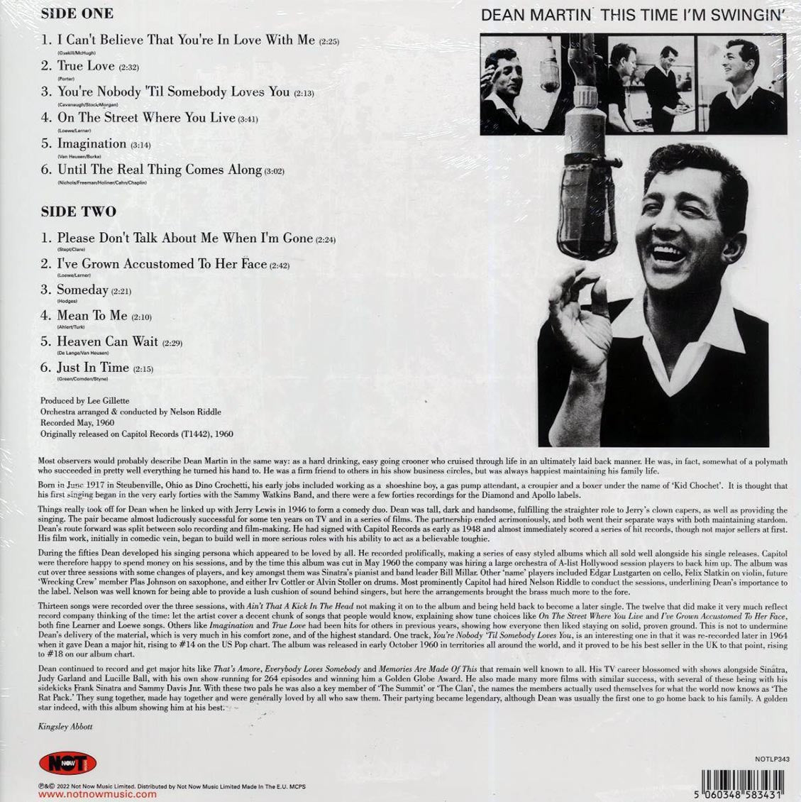 Dean Martin - This Time I'm Swingin'