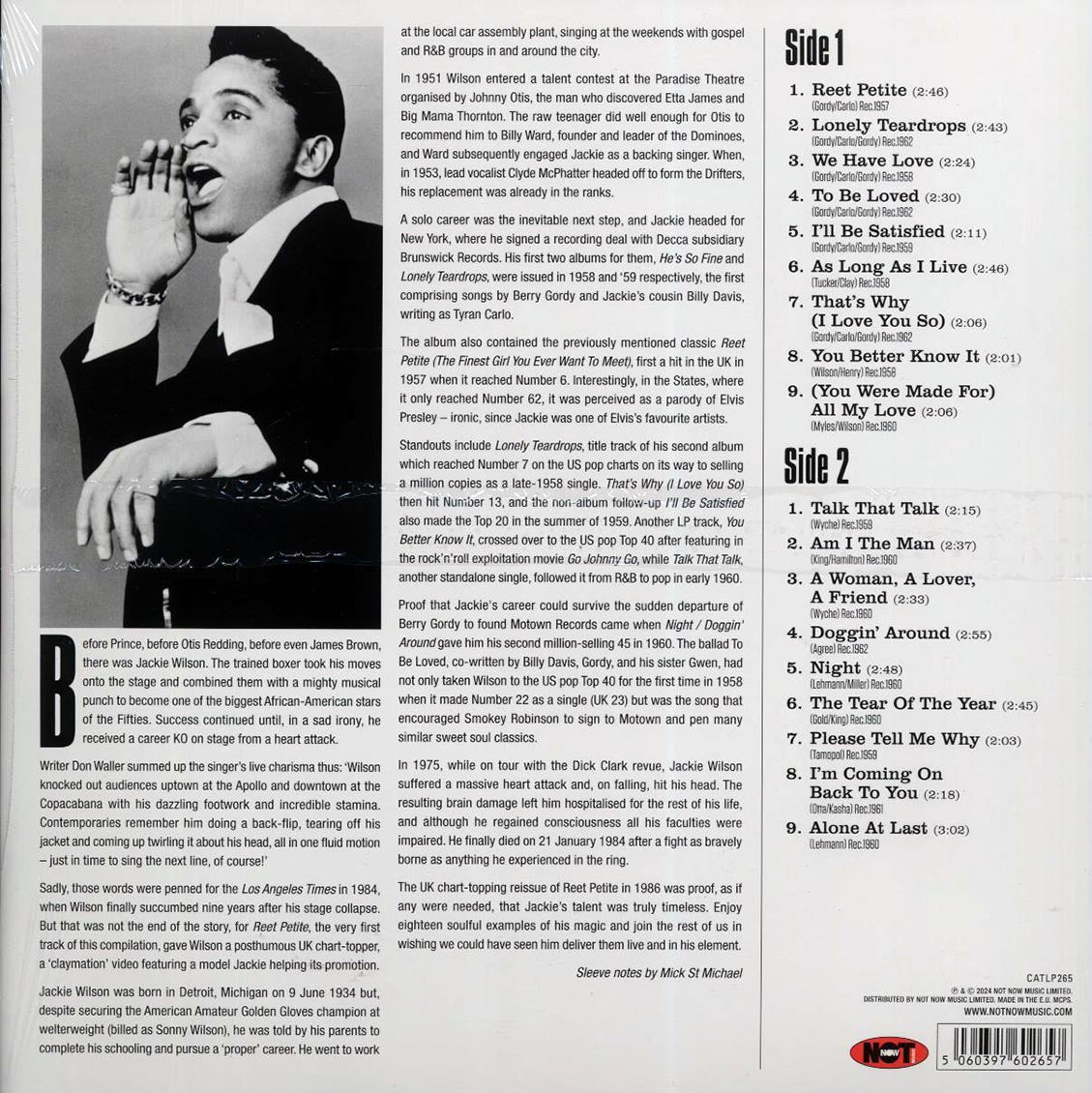 Jackie Wilson - Reet Petite: The Best Of Jackie Wilson