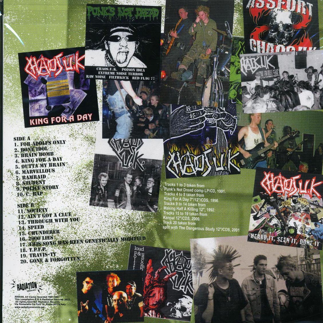 Chaos UK - Kings For A Day: The Vinyl Japan Years: 1991-2001