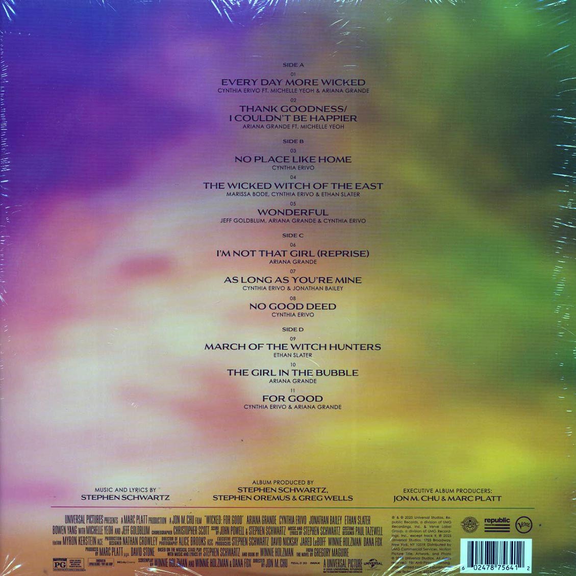 Stephen Schwartz, Cynthia Erivo, Ariana Grande, Etc. - Wicked: For Good The Soundtrack