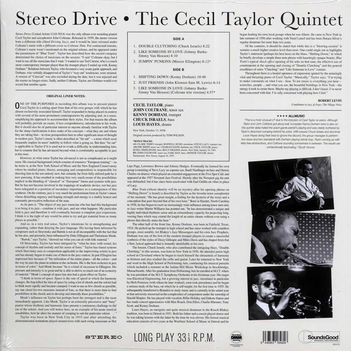 Cecil Taylor Quintet - Stereo Drive
