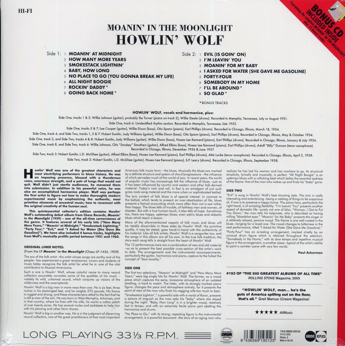 Howlin' Wolf - Moanin' In The Moonlight