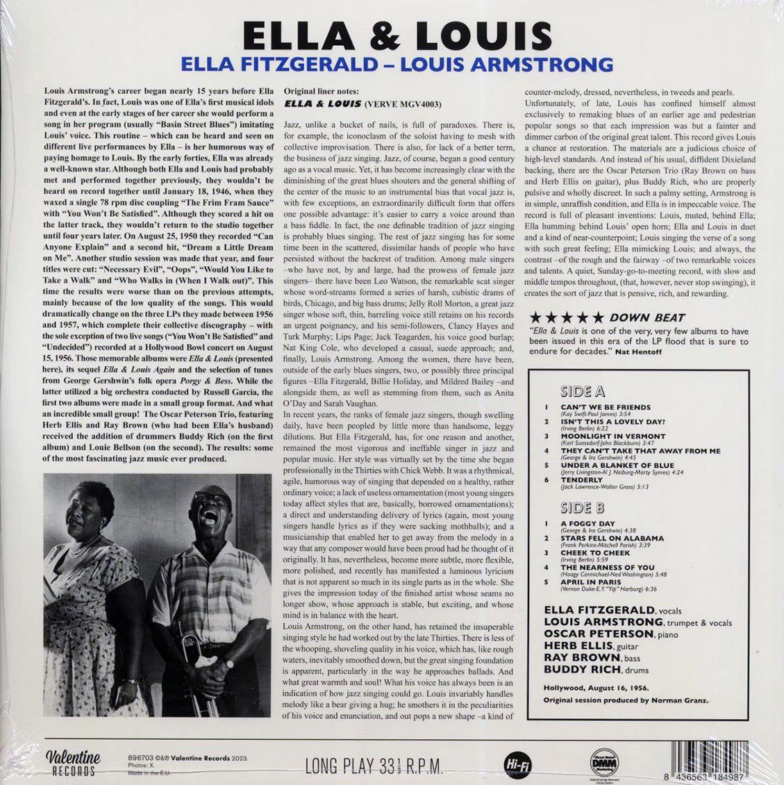 Ella Fitzgerald, Louis Armstrong - Ella And Louis
