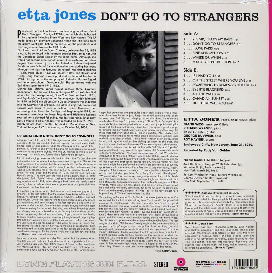 Etta Jones - Don't Go To Strangers